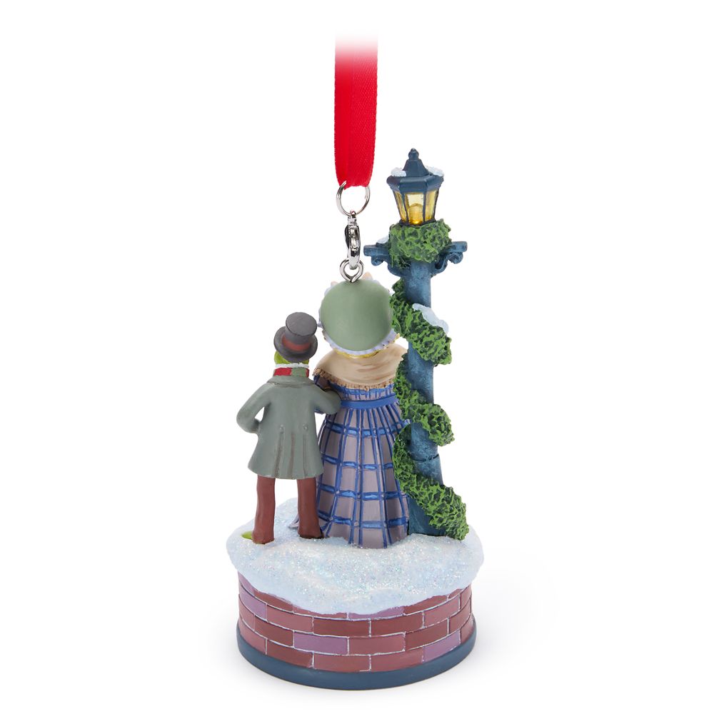 Kermit and Miss Piggy Light-Up Living Magic Sketchbook Ornament &ndash; The Muppet Christmas Carol