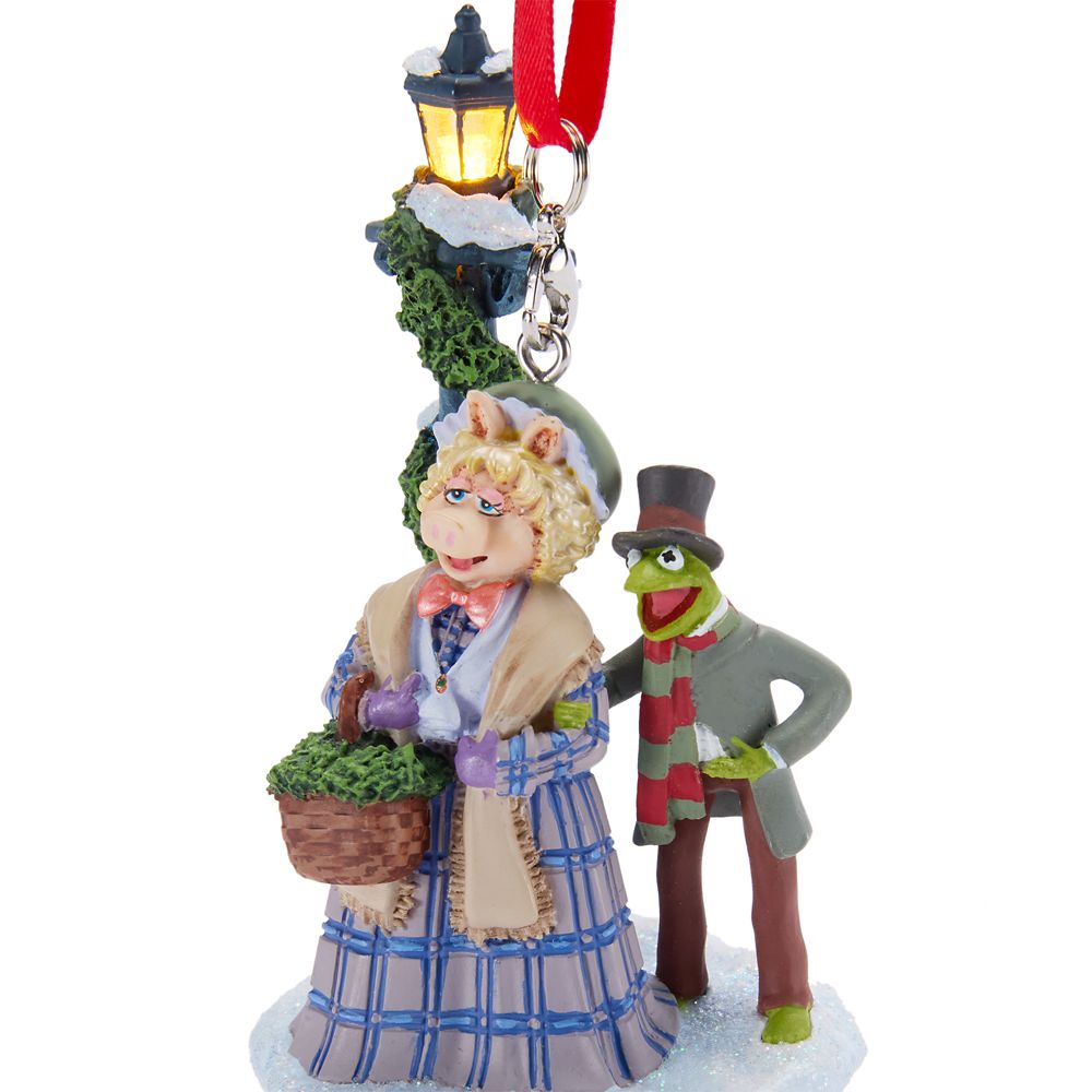 Kermit and Miss Piggy Light-Up Living Magic Sketchbook Ornament &ndash; The Muppet Christmas Carol