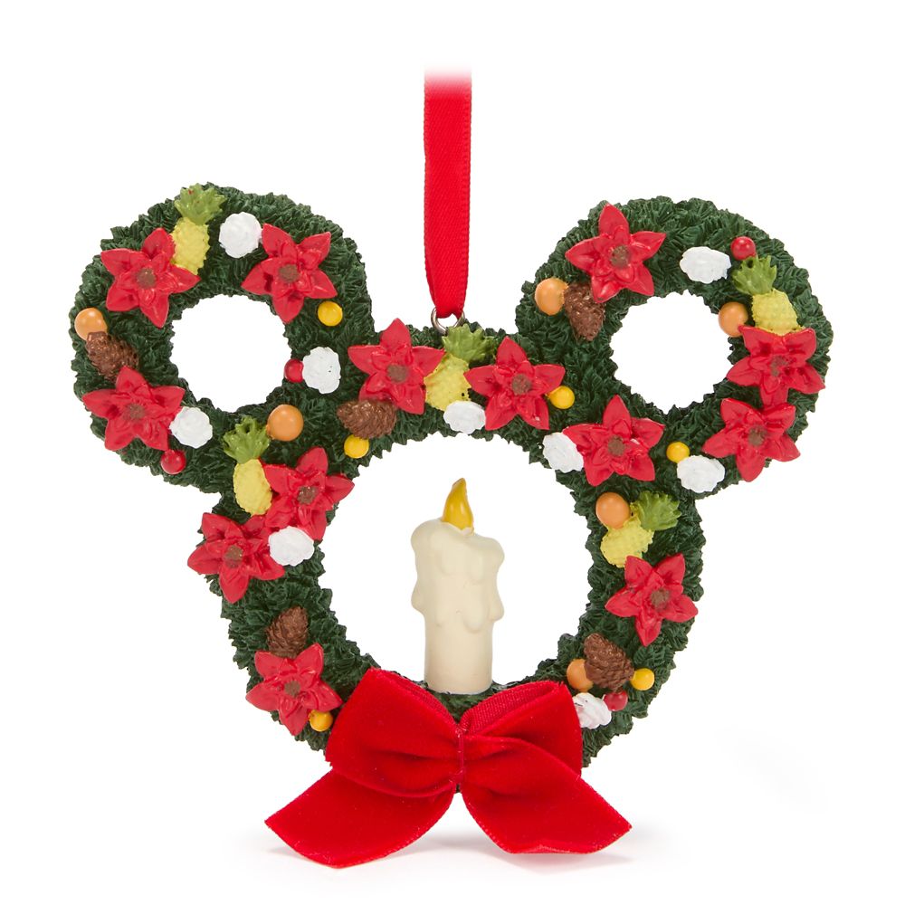 Mickey Mouse Icon Holiday Wreath Ornament