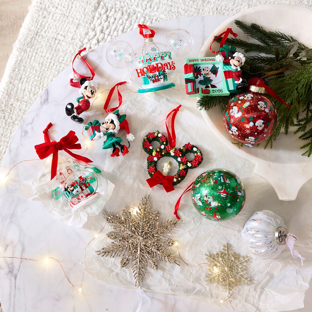 Mickey Mouse Icon Holiday Wreath Ornament