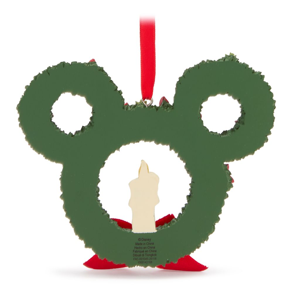 Mickey Mouse Icon Holiday Wreath Ornament