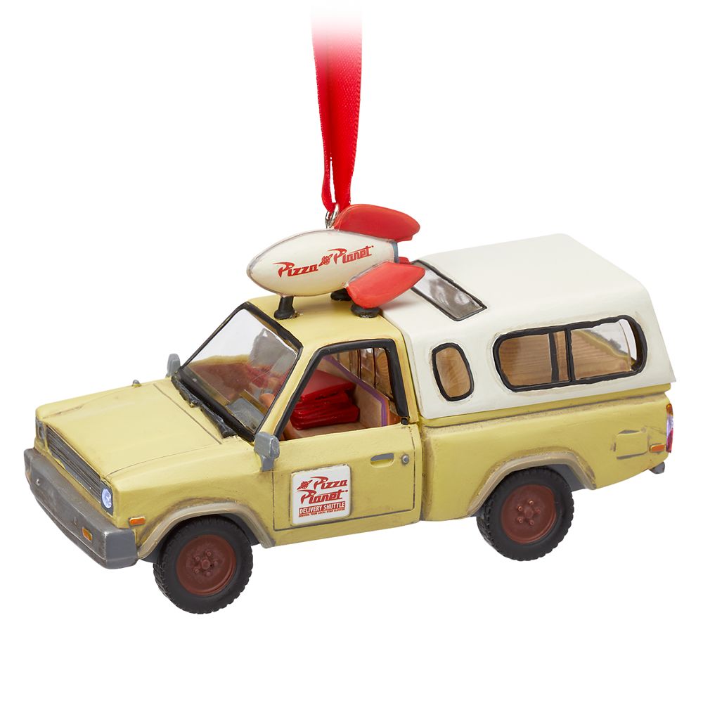 Pizza Planet Delivery Truck Light-Up Living Magic Sketchbook Ornament &ndash; Toy Story