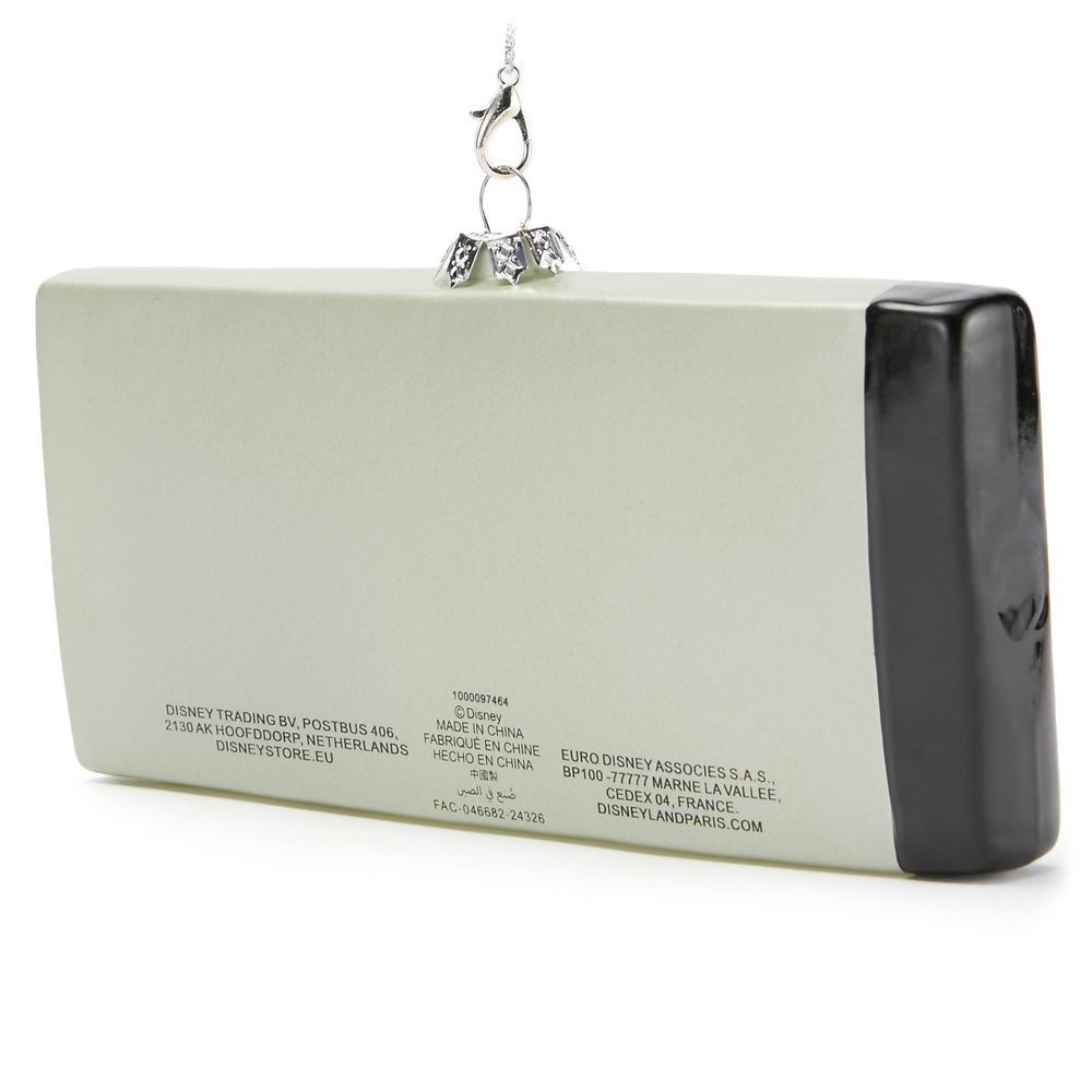 Disneyland Ticket Book Blown Glass Ornament - Disneyland 70th Anniversary