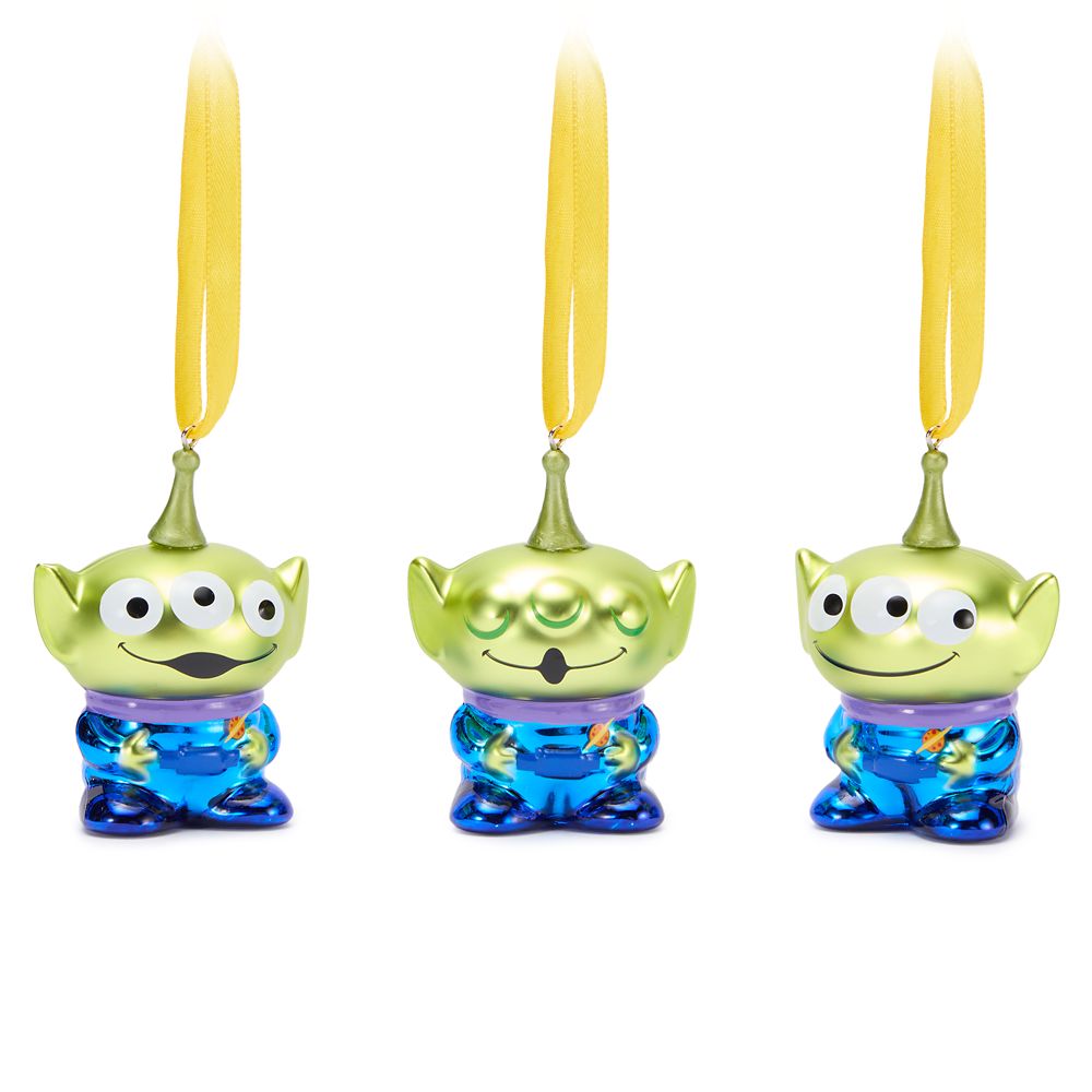 Toy Story Alien Glass Ornament Set