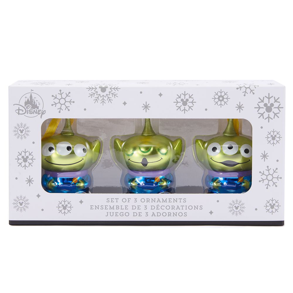 Toy Story Alien Glass Ornament Set
