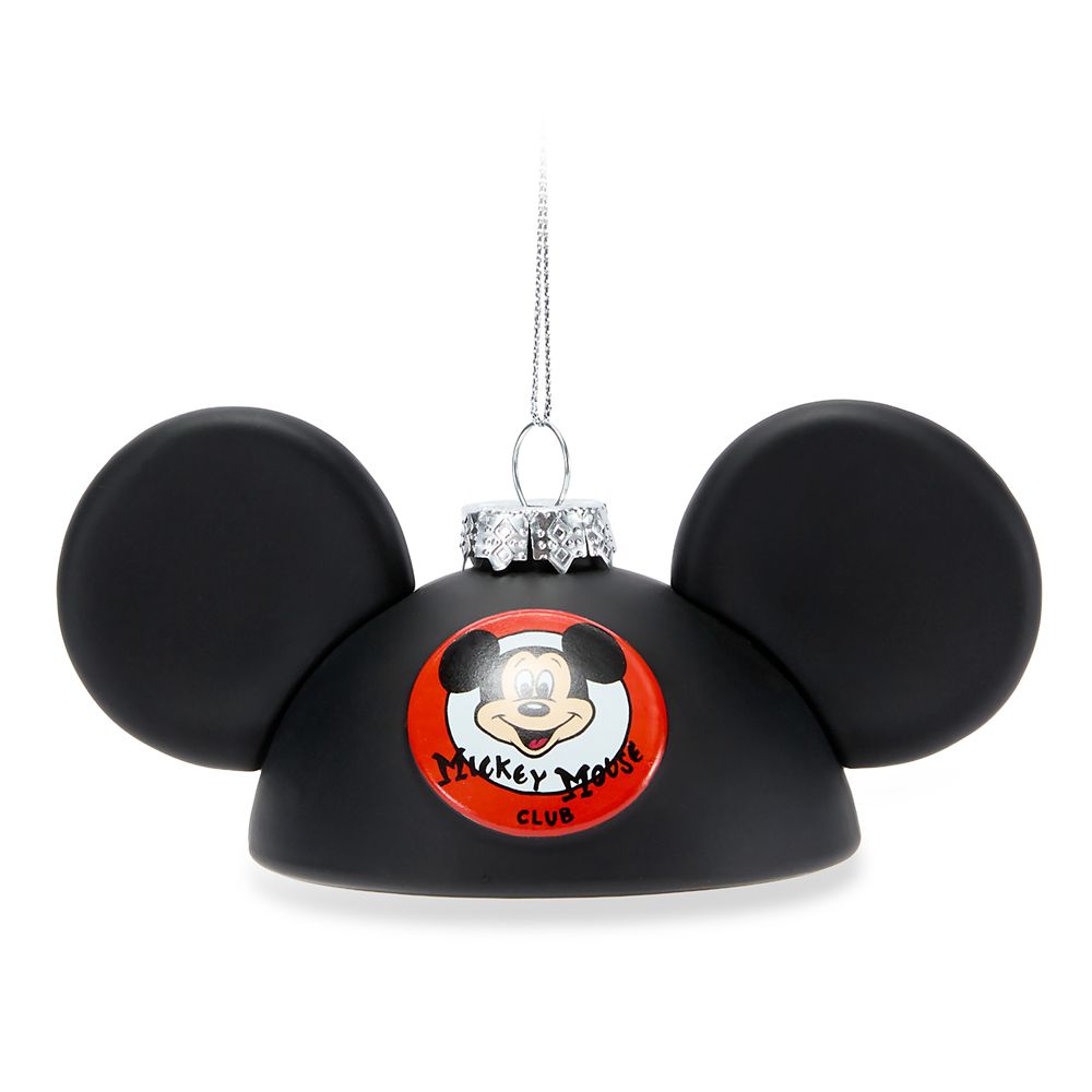 Mouseketeer Ear Hat Glass Ornament &ndash; The Mickey Mouse Club