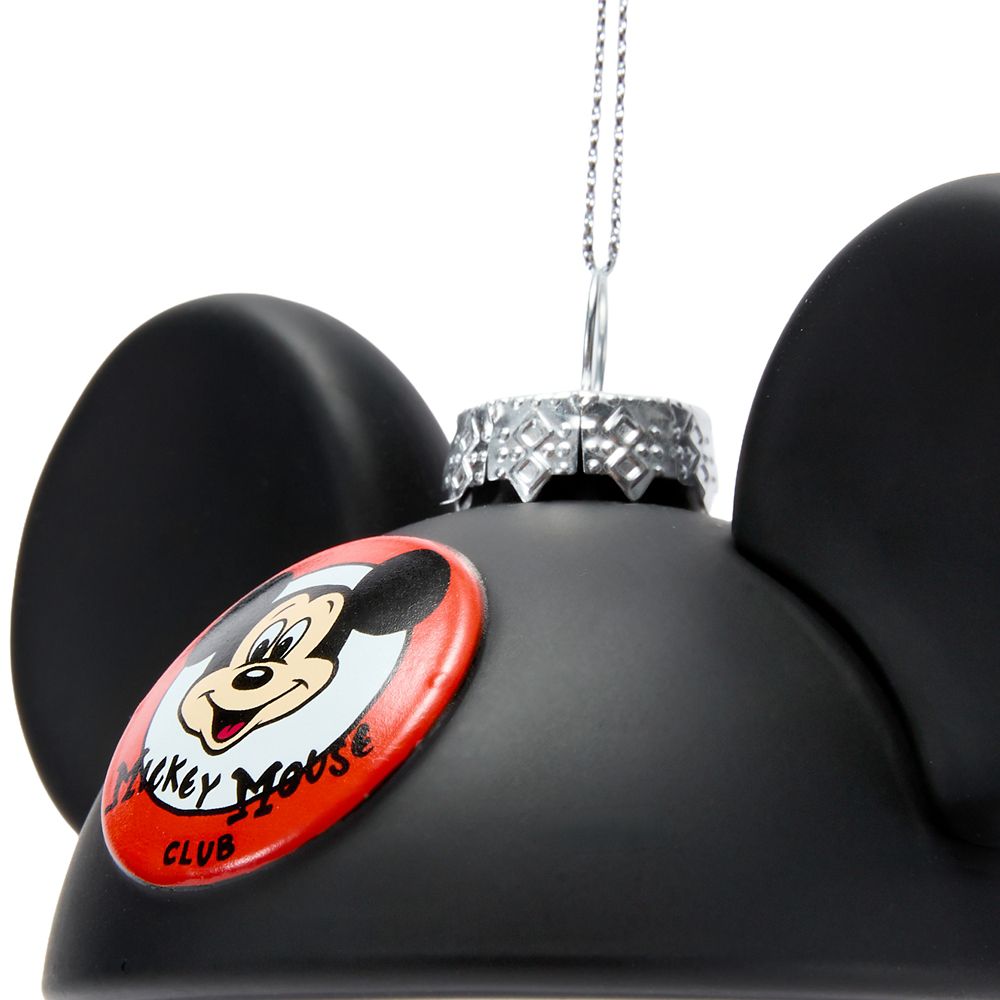 Mouseketeer Ear Hat Glass Ornament &ndash; The Mickey Mouse Club