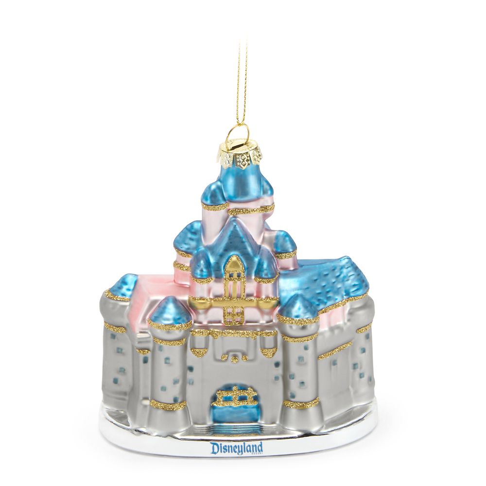 Sleeping Beauty Castle Glass Ornament &ndash; Disneyland