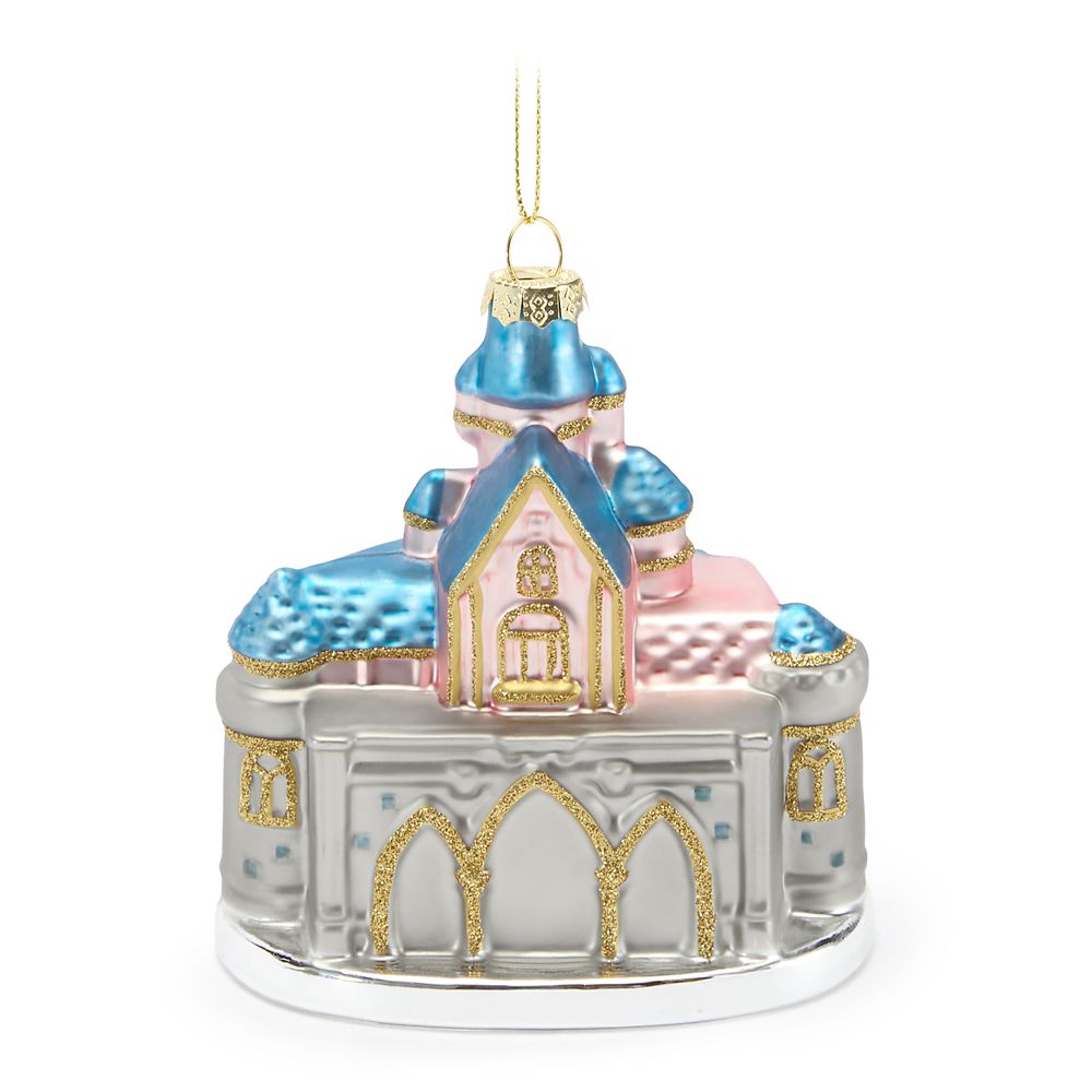 Sleeping Beauty Castle Glass Ornament &ndash; Disneyland