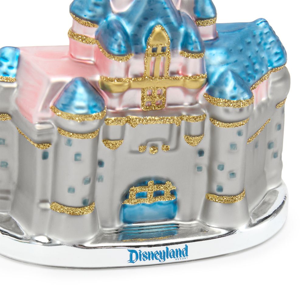 Sleeping Beauty Castle Glass Ornament &ndash; Disneyland