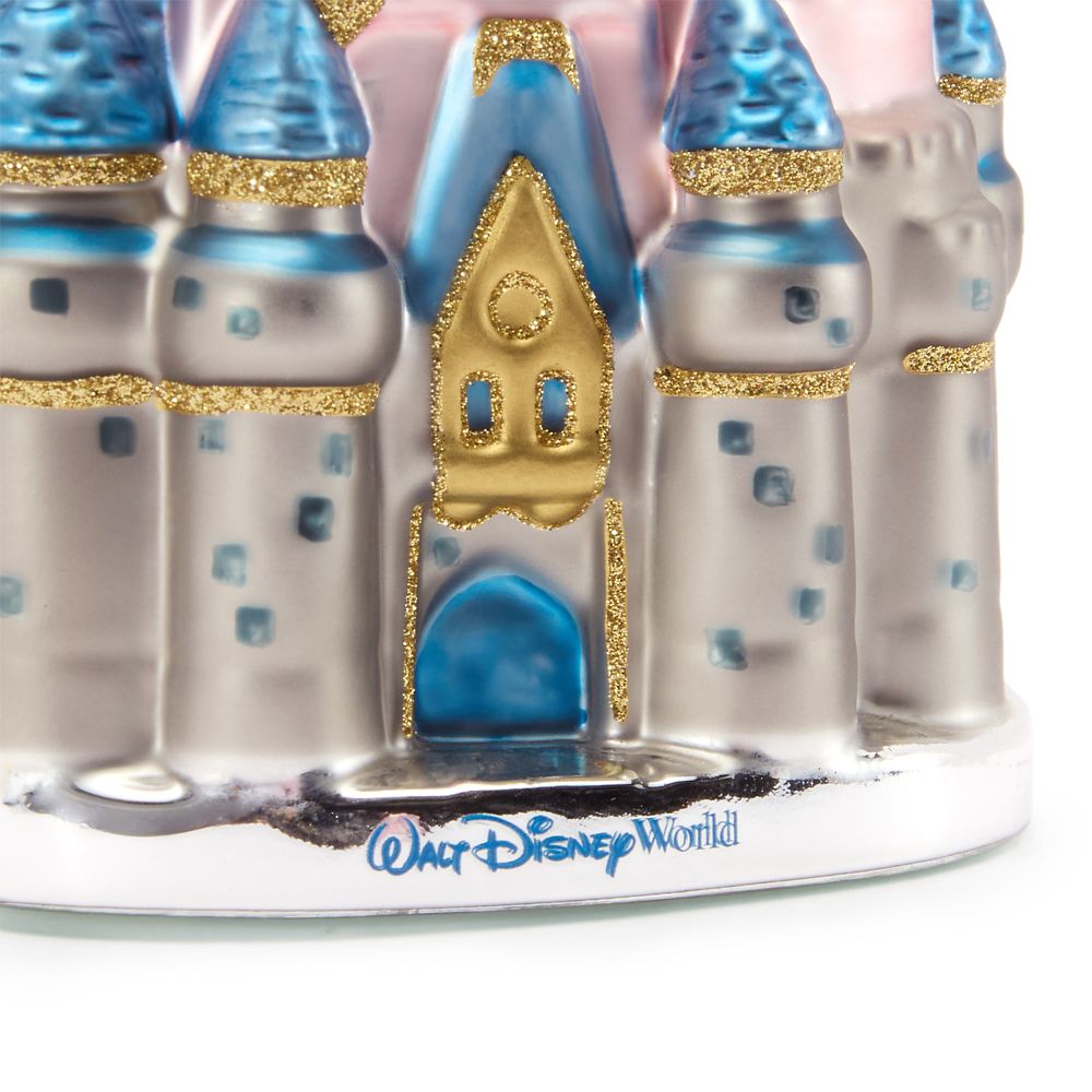 Cinderella Castle Glass Ornament &ndash; Walt Disney World