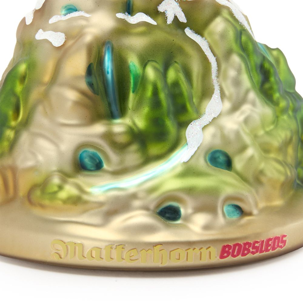 Matterhorn Bobsleds Glass Ornament &ndash; Disneyland