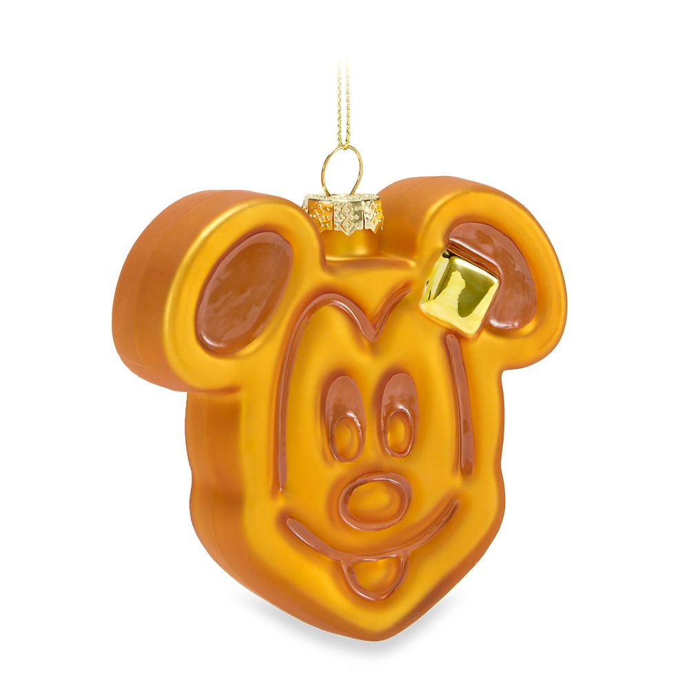Mickey Mouse Waffle Glass Ornament &ndash; Disney Parks