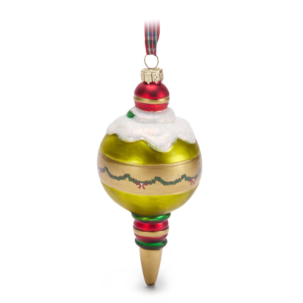 Mickey Mouse and Pluto Glass Droplet Ornament &ndash; Pluto's Christmas Tree