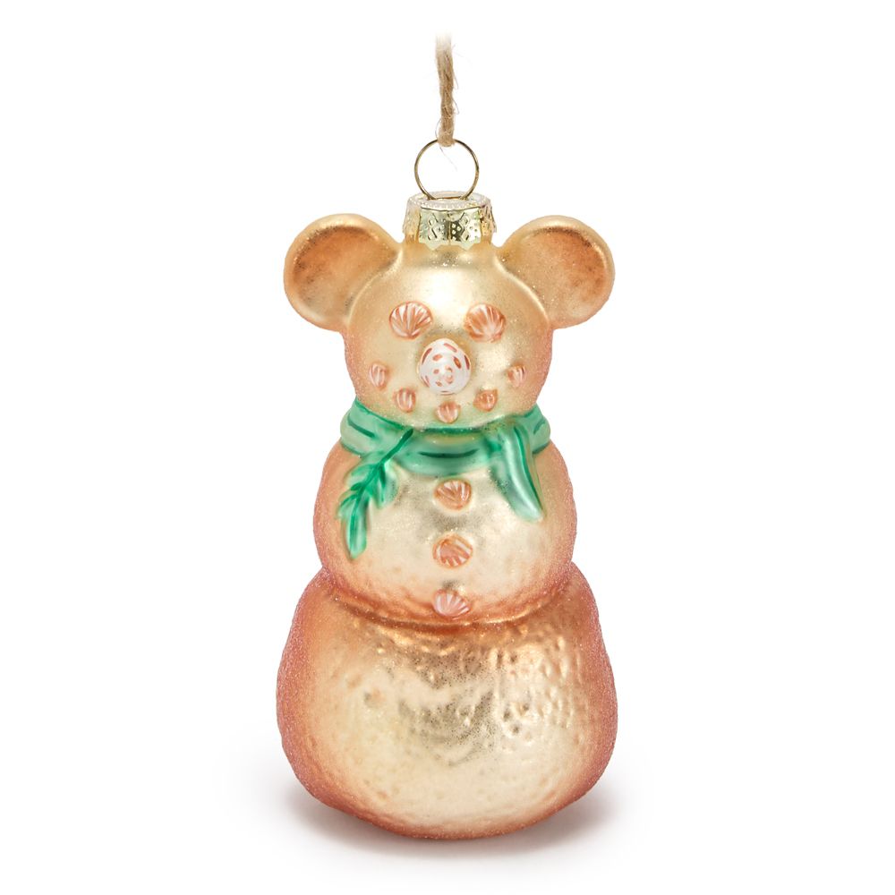 Mickey Mouse Sandman Glass Ornament