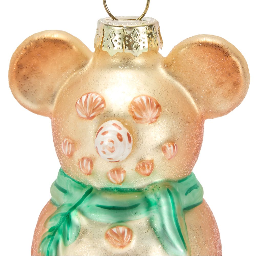 Mickey Mouse Sandman Glass Ornament