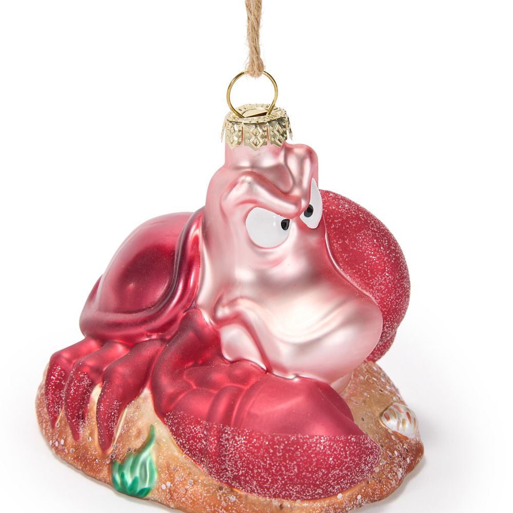Sebastian Glass Ornament &ndash; The Little Mermaid