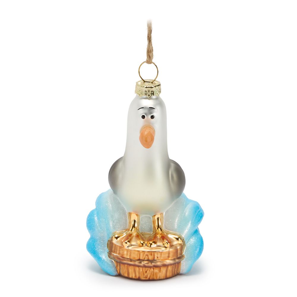 Finding Nemo Seagull Glass Ornament