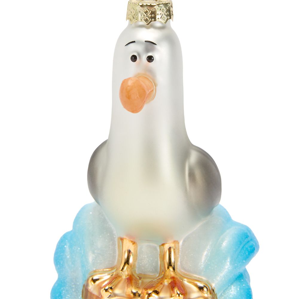 Finding Nemo Seagull Glass Ornament