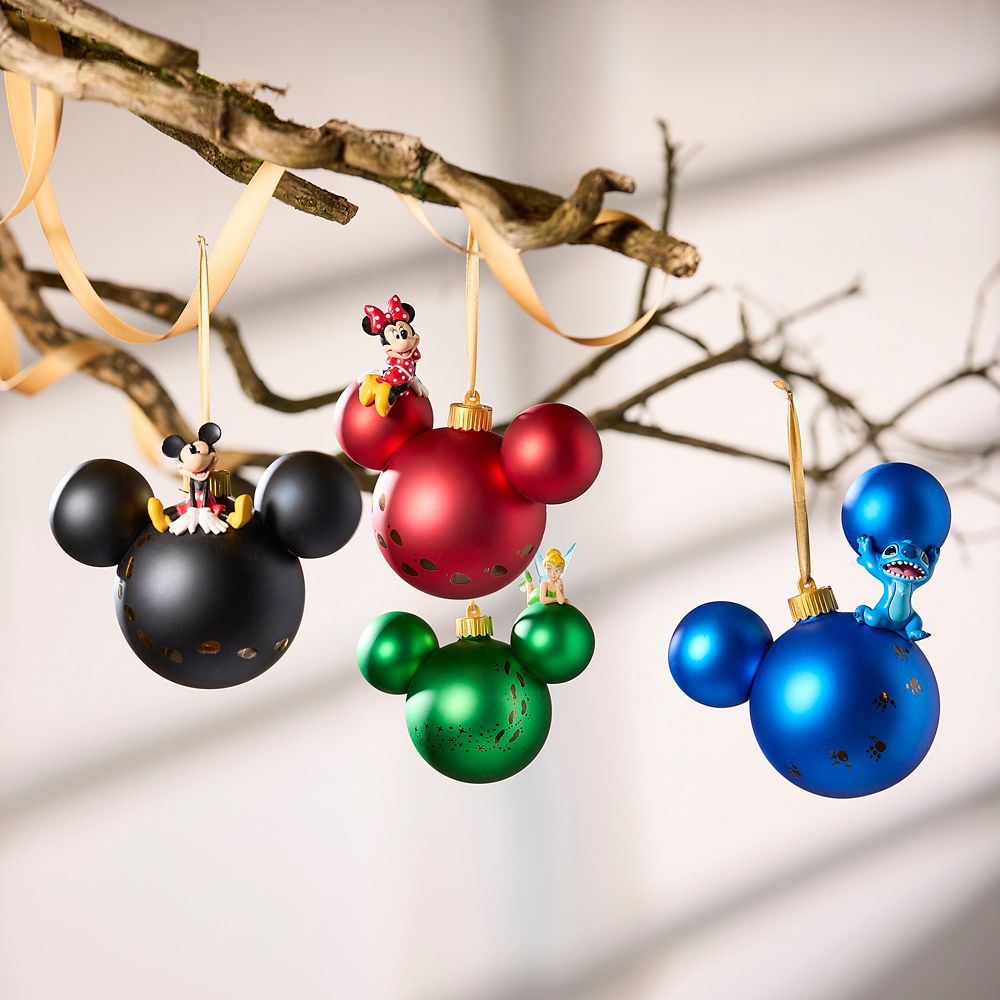 Tinker Bell on Mickey Mouse Icon Ball Ornament &ndash; Peter Pan
