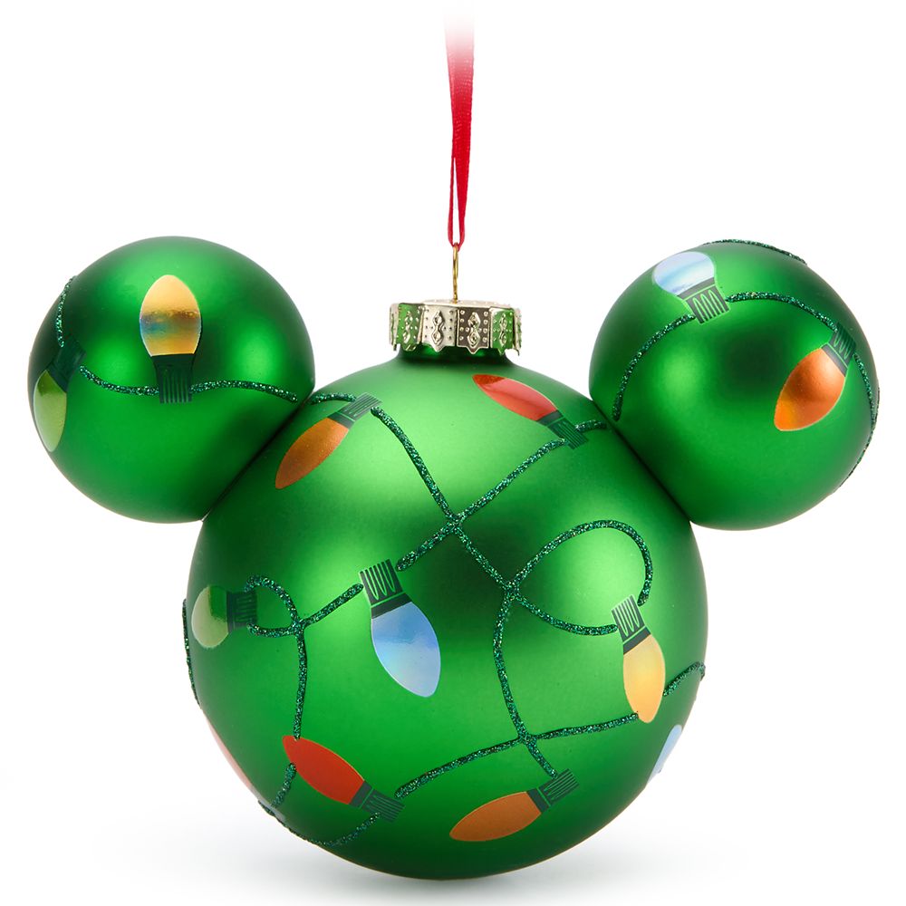 Mickey Mouse Icon Ball Ornament Holiday Lights Official shopDisney