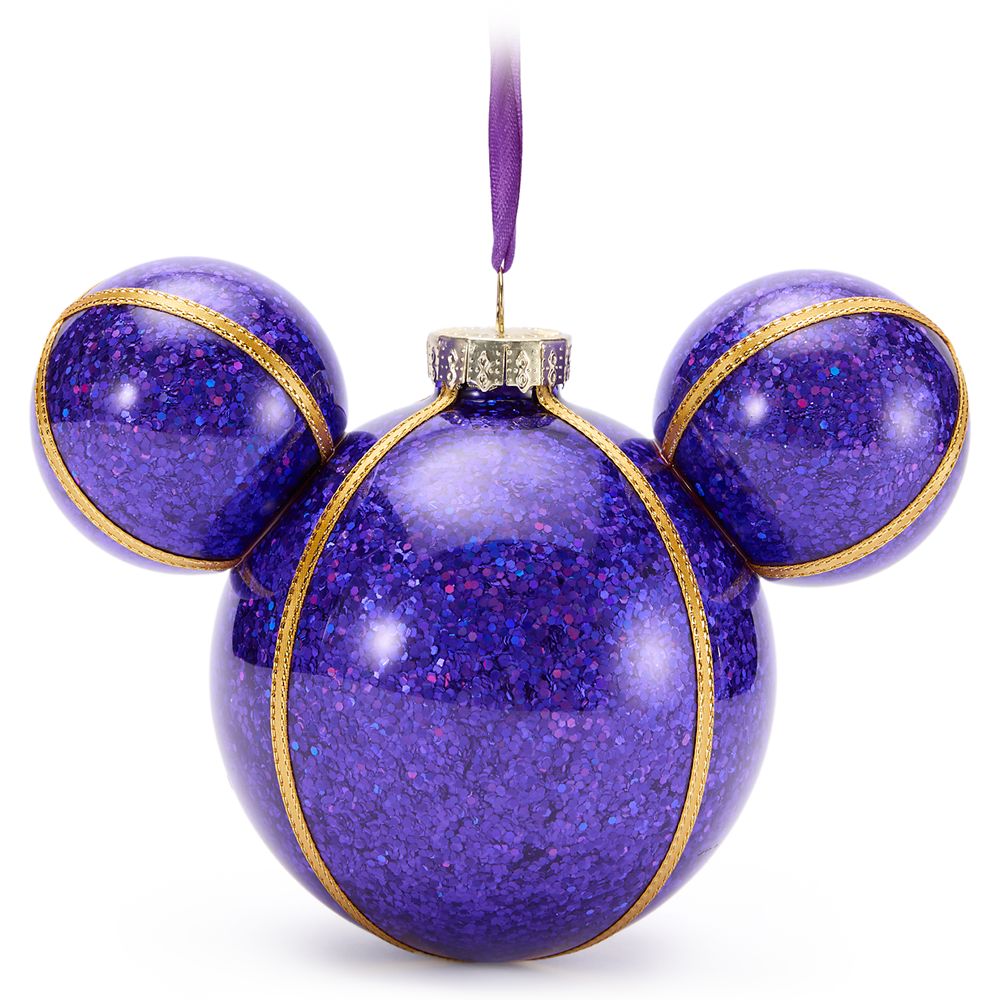 Mickey Mouse Icon Ball Ornament  Purple Official shopDisney
