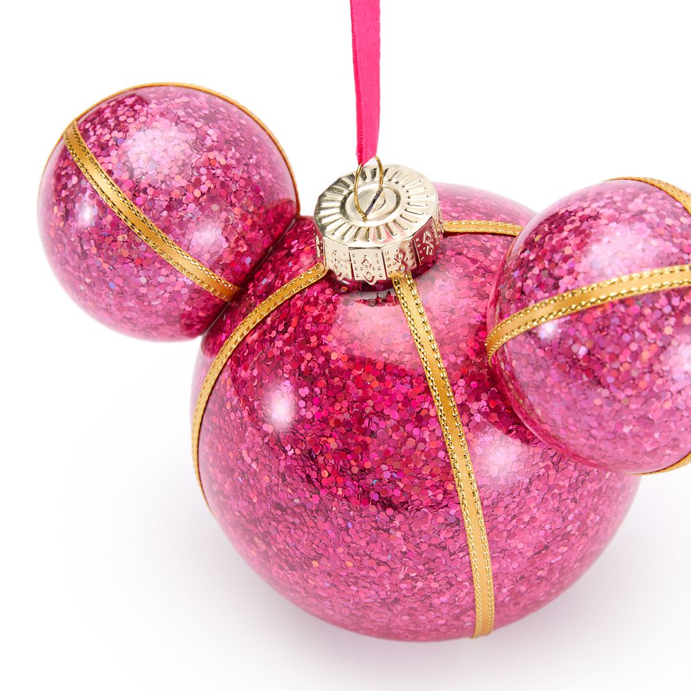 Mickey Mouse Icon Ball Ornament &ndash; Fuchsia