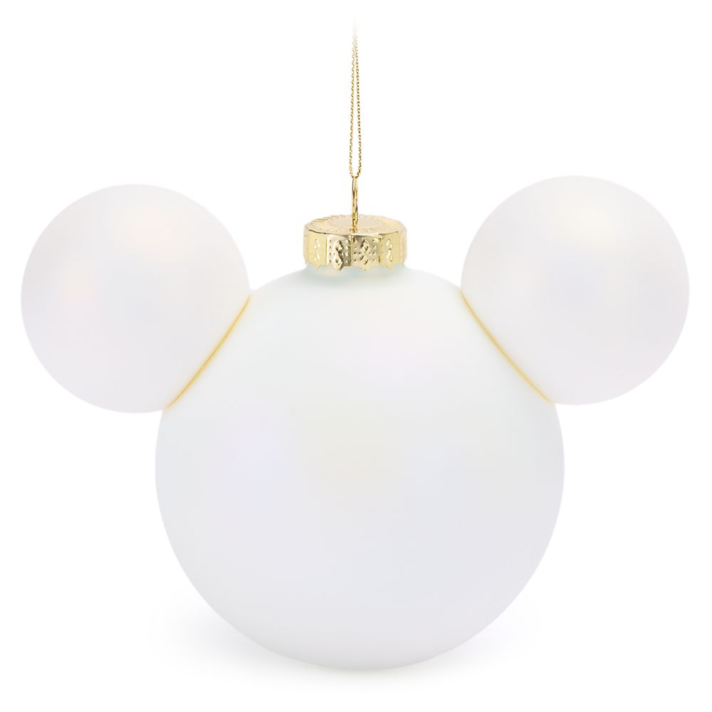 Mickey Mouse Icon Ball Ornament  Opalescent Official shopDisney