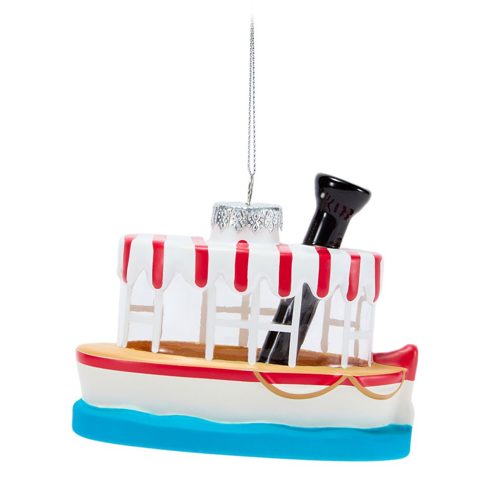 Jungle Cruise Boat Glass Ornament &ndash; Disneyland