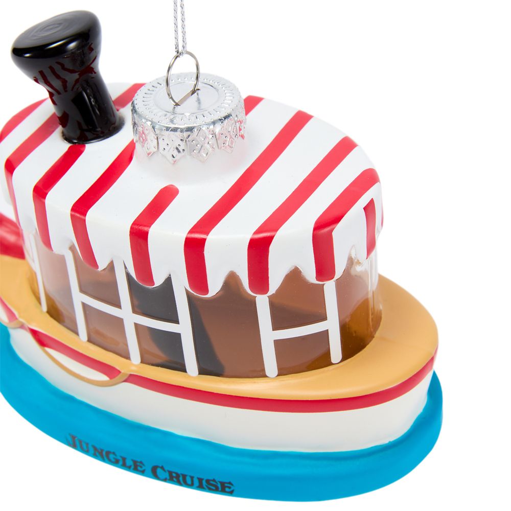 Jungle Cruise Boat Glass Ornament &ndash; Disneyland