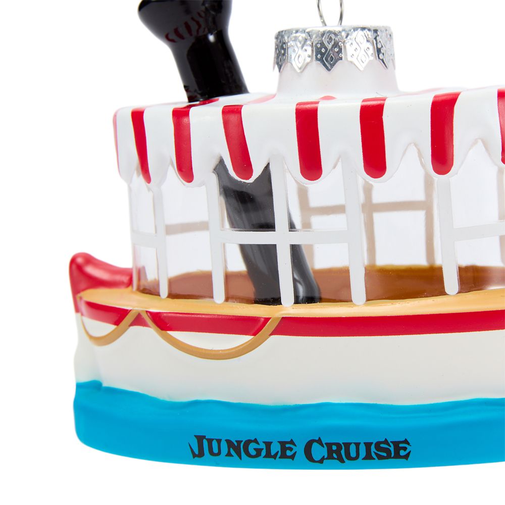 Jungle Cruise Boat Glass Ornament &ndash; Disneyland