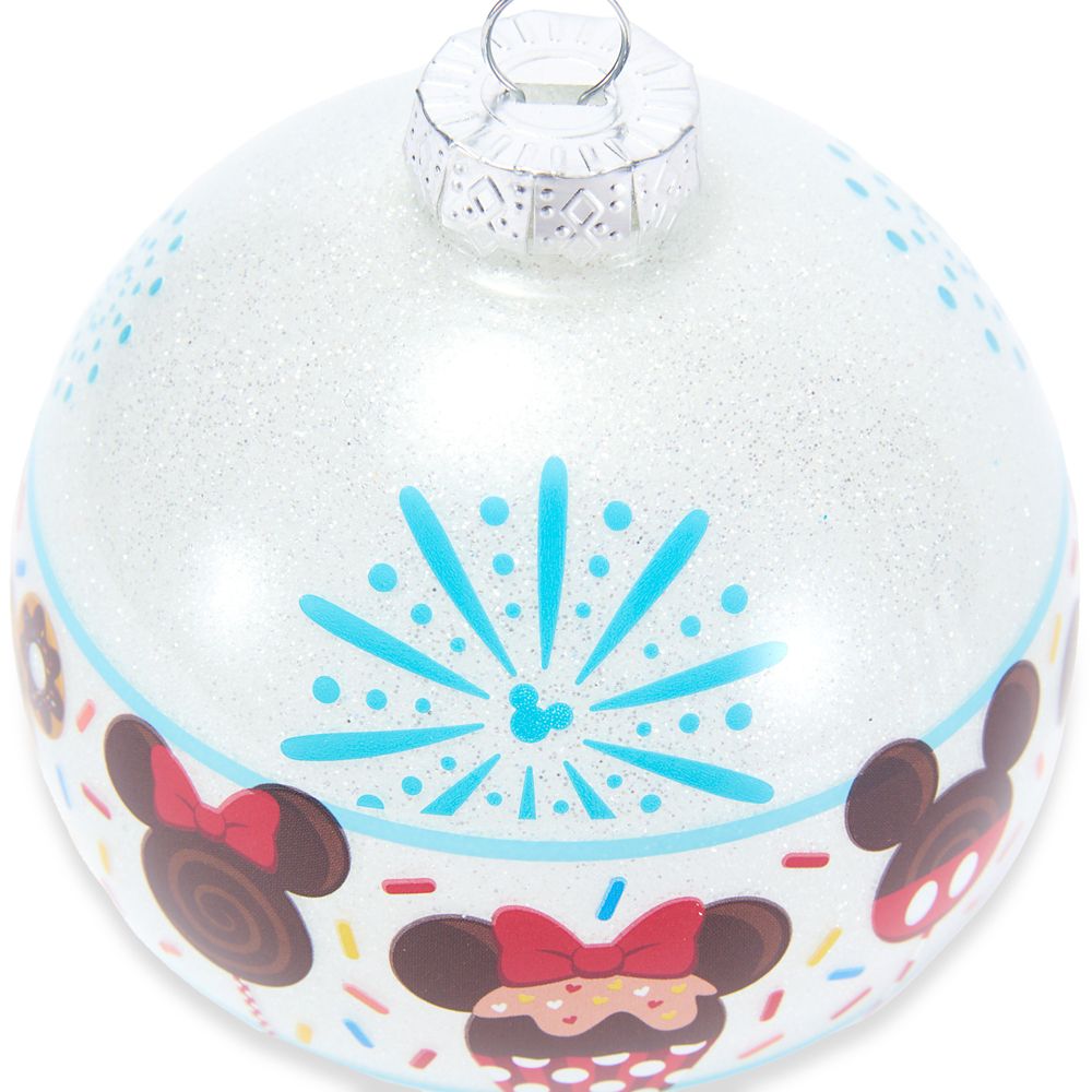 Mickey and Minnie Mouse Sweet Treats Ball Ornament &ndash; Disney Parks
