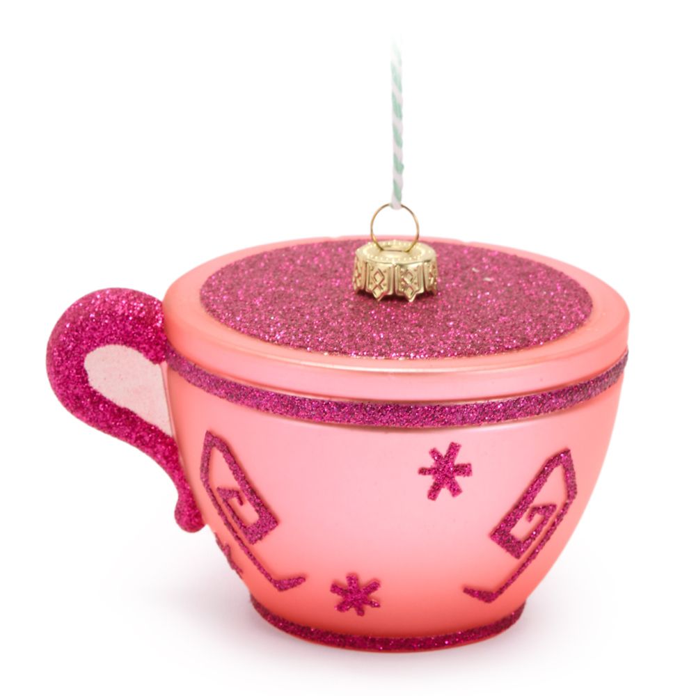 Teacup Glass Ornament &ndash; Mad Tea Party &ndash; Alice in Wonderland