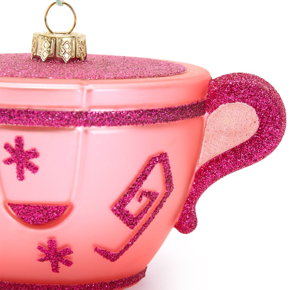 Teacup Glass Ornament &ndash; Mad Tea Party &ndash; Alice in Wonderland