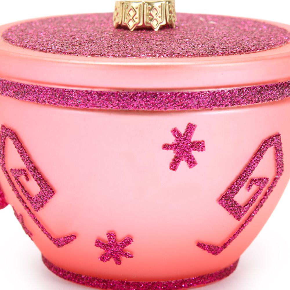 Teacup Glass Ornament &ndash; Mad Tea Party &ndash; Alice in Wonderland