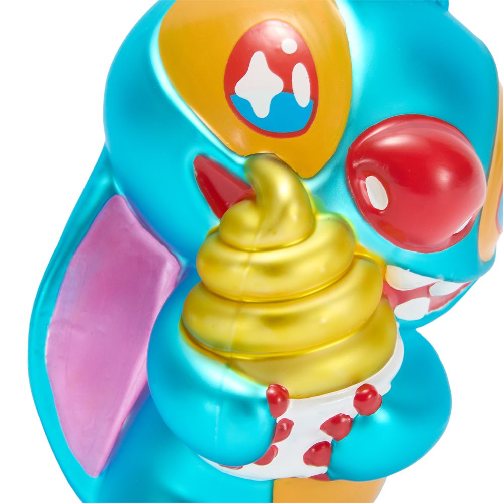 Stitch with Pineapple Swirl Glass Ornament &ndash; Lilo & Stitch