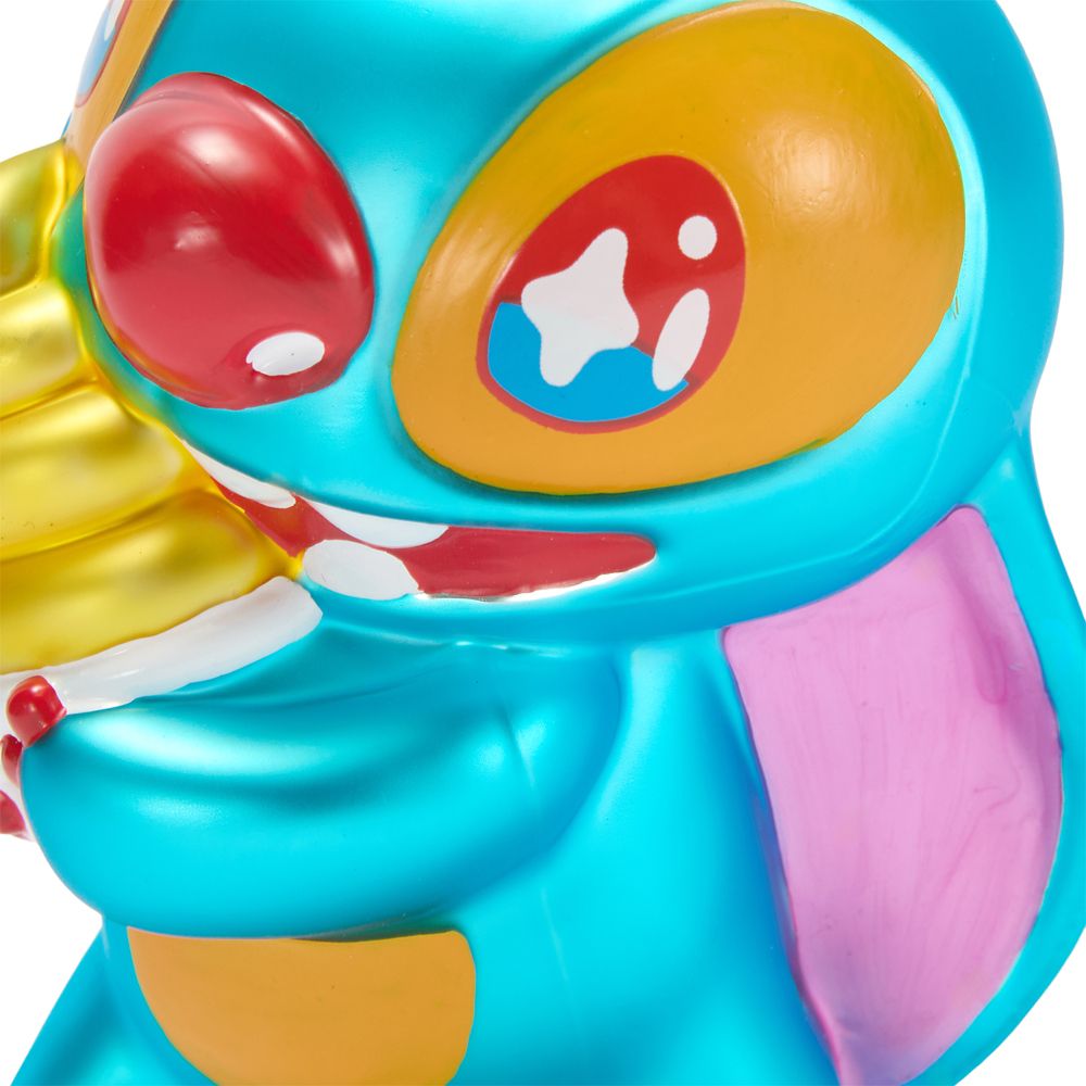Stitch with Pineapple Swirl Glass Ornament &ndash; Lilo & Stitch