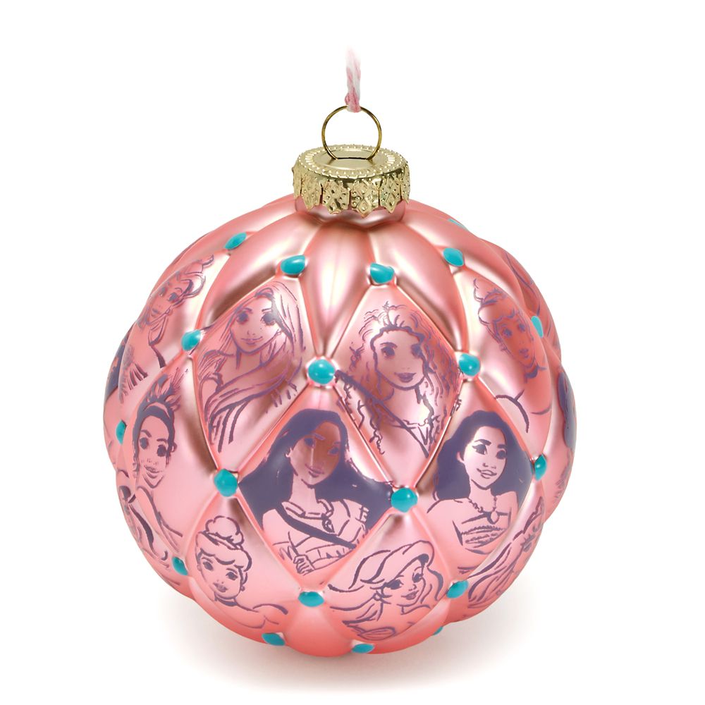 Disney Princess Glass Ball Ornament
