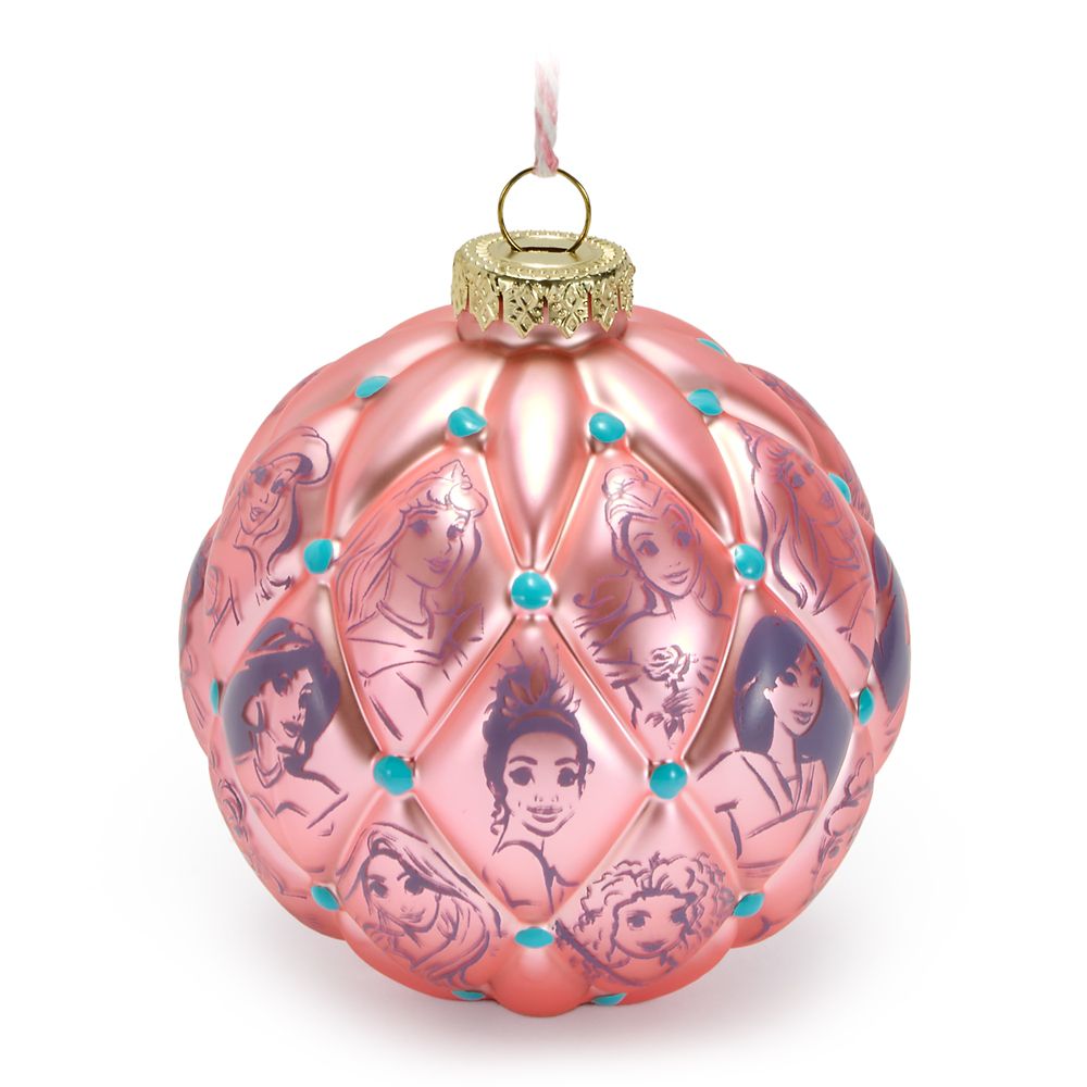 Disney Princess Glass Ball Ornament