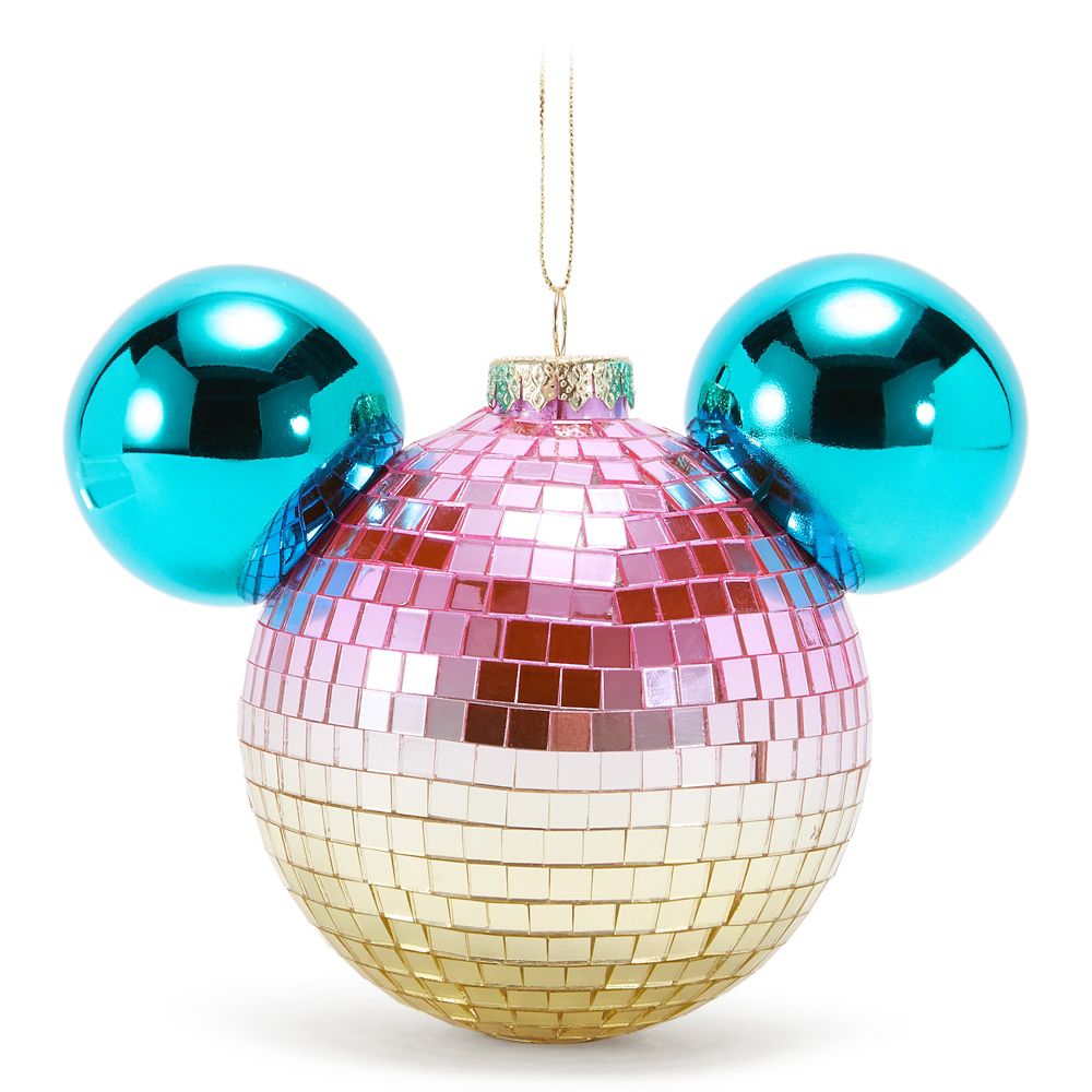 Mickey Mouse Icon Mirrored Disco Ball Ornament