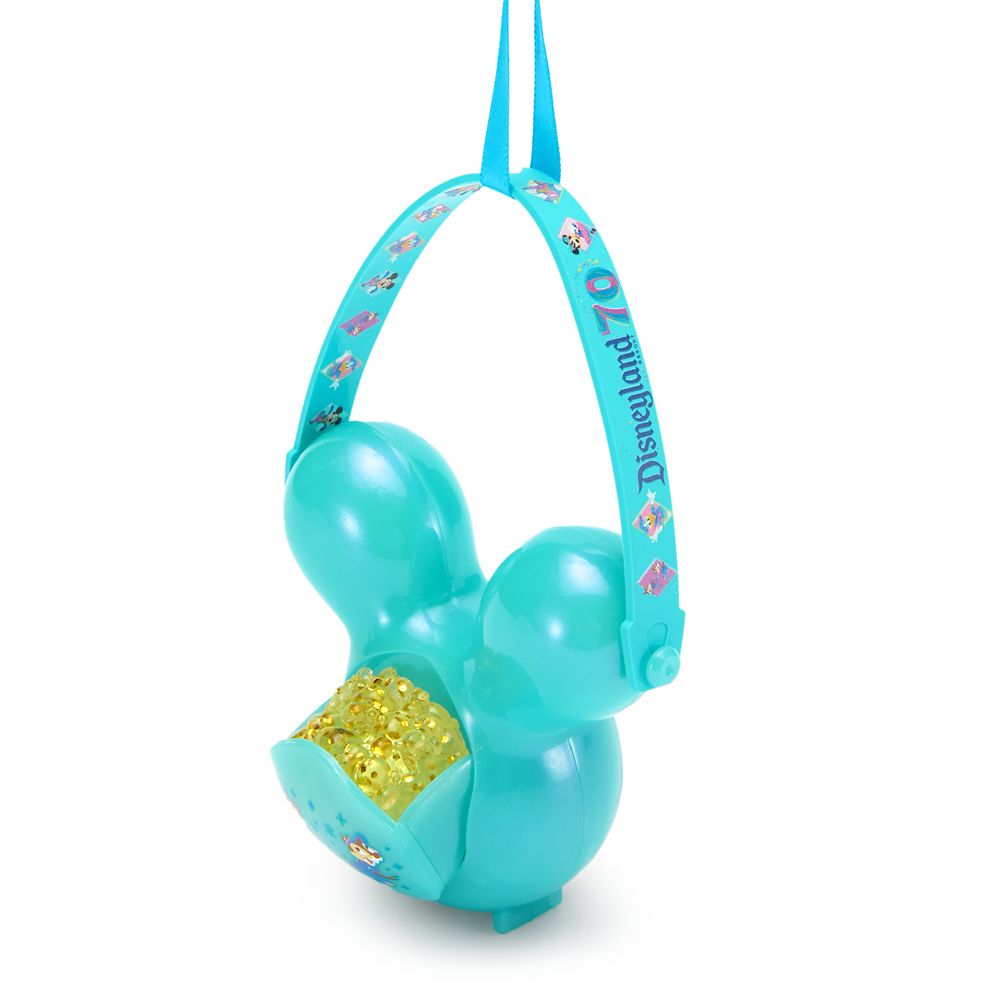 Mickey Mouse and Friends Balloon Light-Up Popcorn Bucket Ornament - Disneyland 70th Anniversary