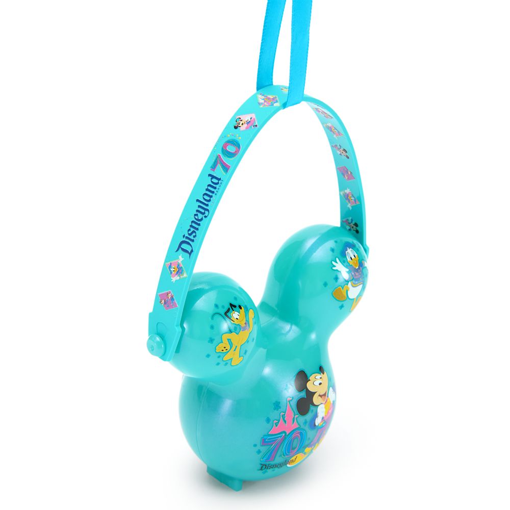 Mickey Mouse and Friends Balloon Light-Up Popcorn Bucket Ornament - Disneyland 70th Anniversary