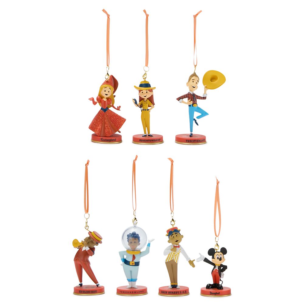 Disneyland 70th Anniversary Vault Collection Figural Ornament Set