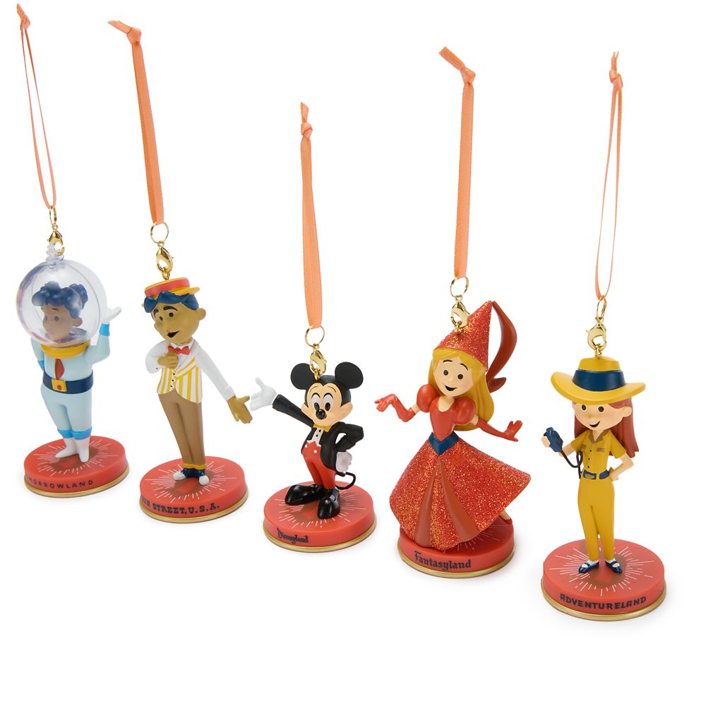 Disneyland 70th Anniversary Vault Collection Figural Ornament Set