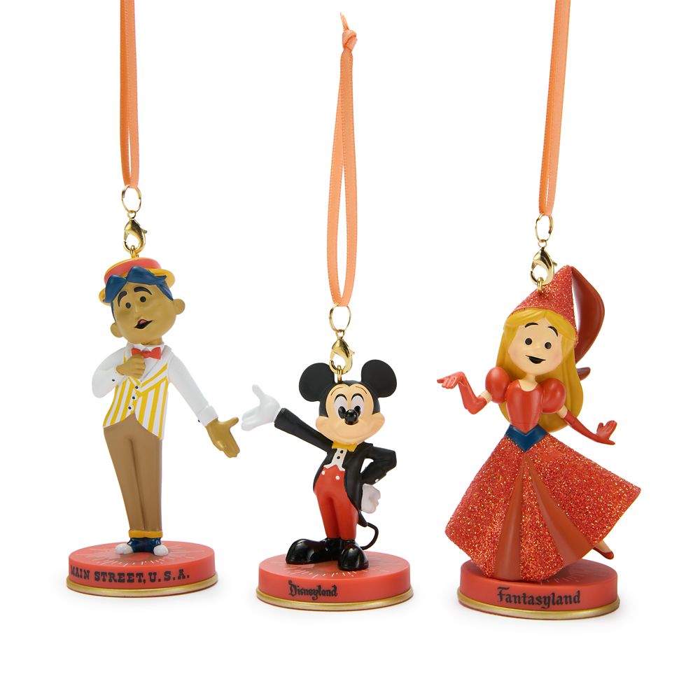 Disneyland 70th Anniversary Vault Collection Figural Ornament Set