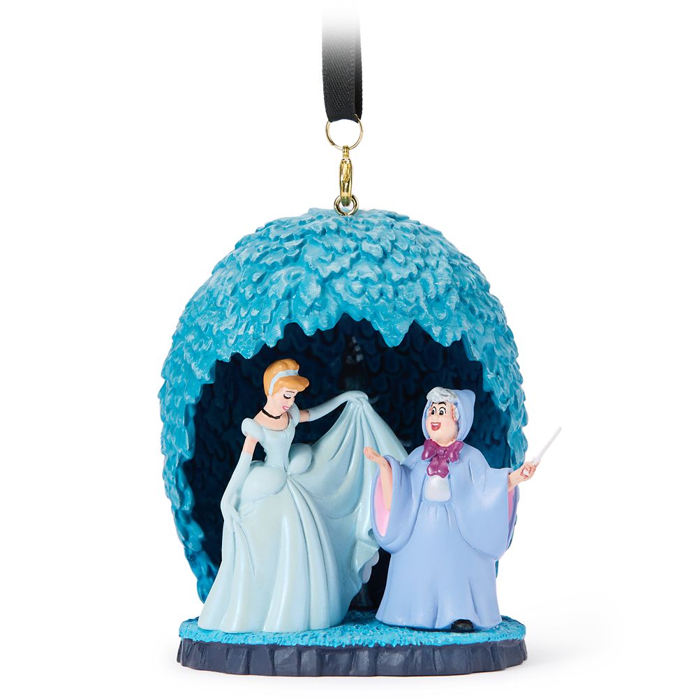 Cinderella and Fairy Godmother Sketchbook Ornament