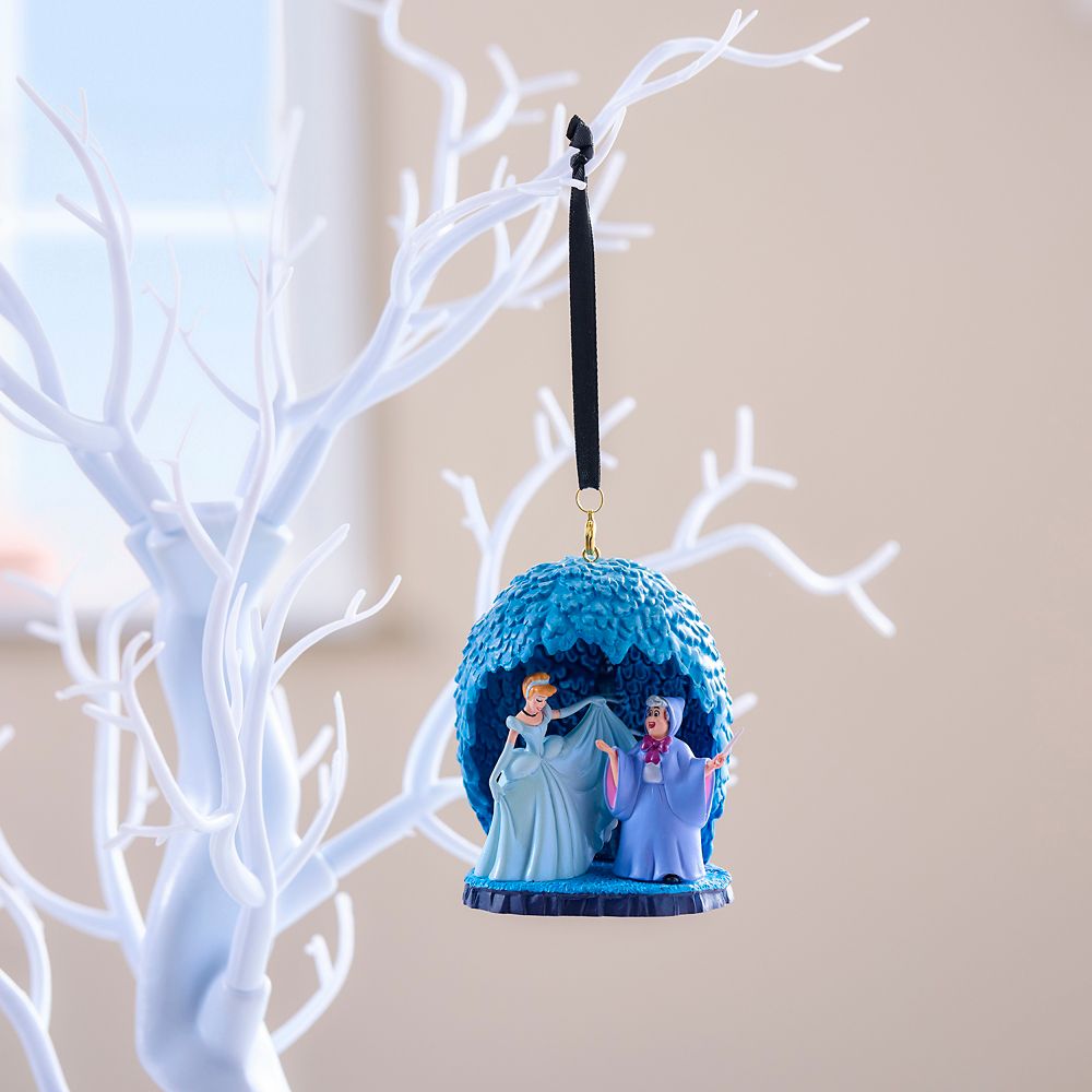 Cinderella and Fairy Godmother Sketchbook Ornament