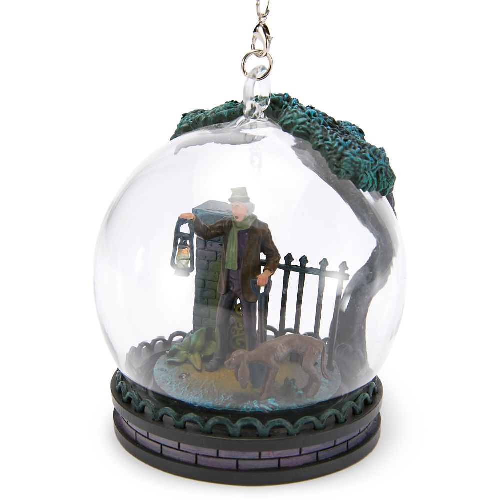 Caretaker and Dog Light Up Living Magic Sketchbook Ornament  The Haunted Mansion Official shopDisney