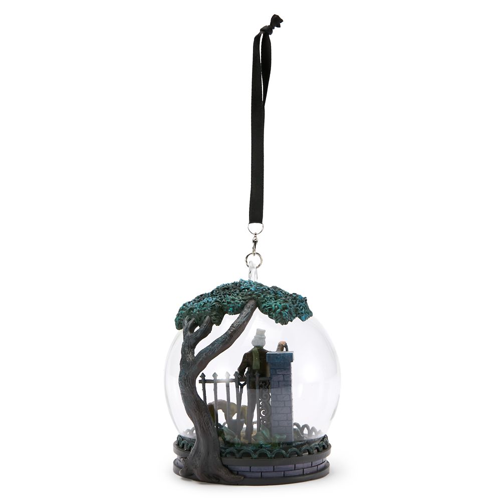 Caretaker and Dog Light Up Living Magic Sketchbook Ornament - The Haunted Mansion