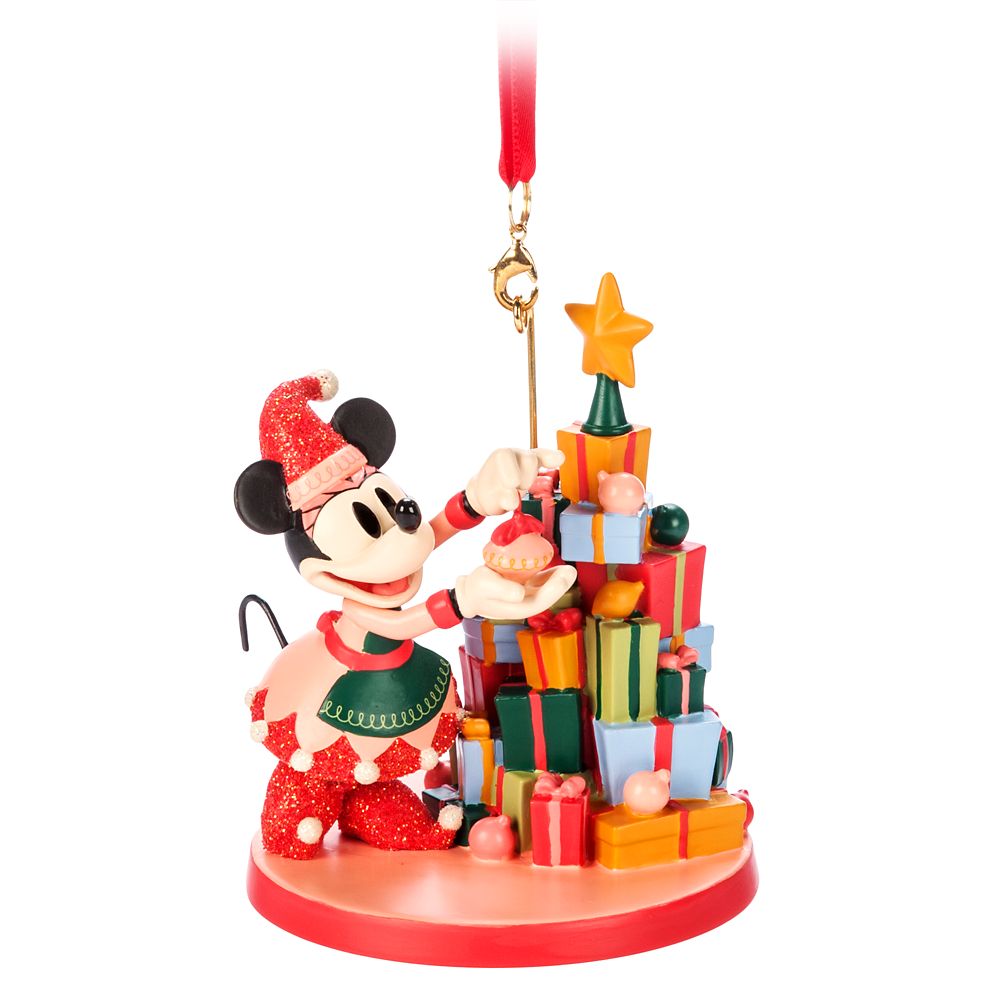 Minnie Mouse Holiday Sketchbook Ornament